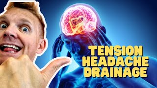 Lets drain that Tension Headache and Sinus away shal we?#sinusdrainage #tensionheadache