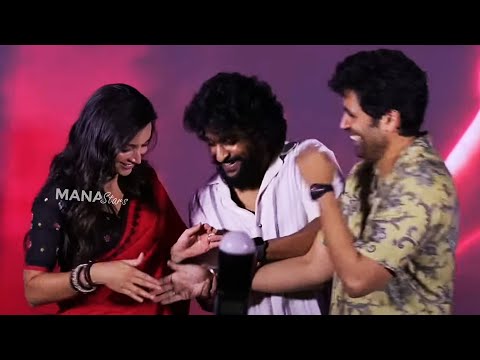 Nani and Adivi Sesh Fun With Srinidhi Shetty @ #HIT3 Blockbuster Success Meet | Manastars