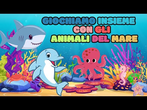🐠 Amici del Mare: Scopri gli Animali dell'Oceano! 🌊🐬 | Avventura Subacquea per Bambini!