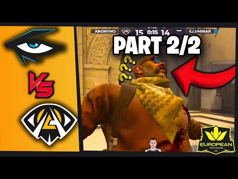 Anonymo vs Illuminar - PART 2/2 - European Pro League Season 9 - BEST MOMENTS - CSGO