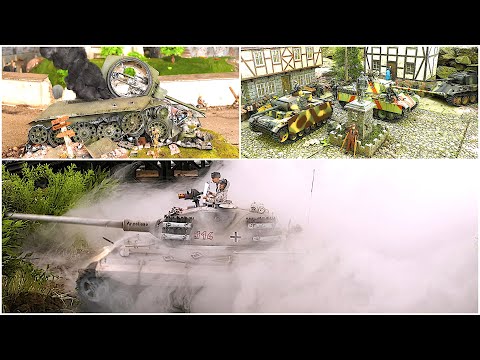 Mega RC Tank + RC Truck Collection! Awesome models in different scales 1/16 + 1/4 + 1/6 + 1/8 + 1/10