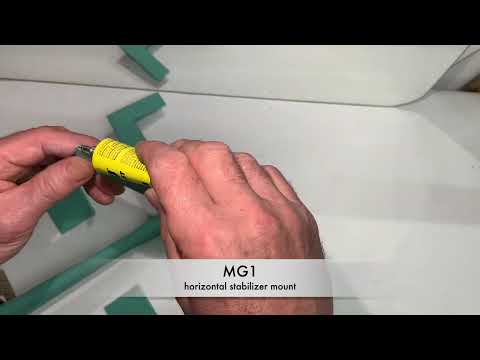 motor glider Mg1 horizontal stabilizer mount 3d printed airplane