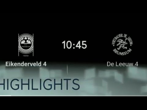 Extended highlights: SV EIKENDERVELD VS DE LEEUW