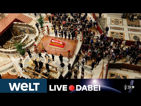VATIKAN: Letzter Tag der Aufbahrung! Abschied von Papst Franziskus geht zu Ende I WELT LIVE DABEI