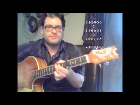 How to play "Timber" by Pitbull ft. Keisha on acoustic guitar