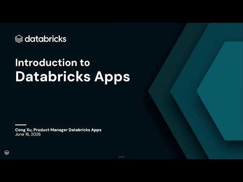 Watch: What is Databricks Apps?