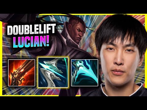 DOUBLELIFT IS INSANE WITH LUCIAN! - Doublelift Plays Lucian ADC vs Jhin! | Season 2022