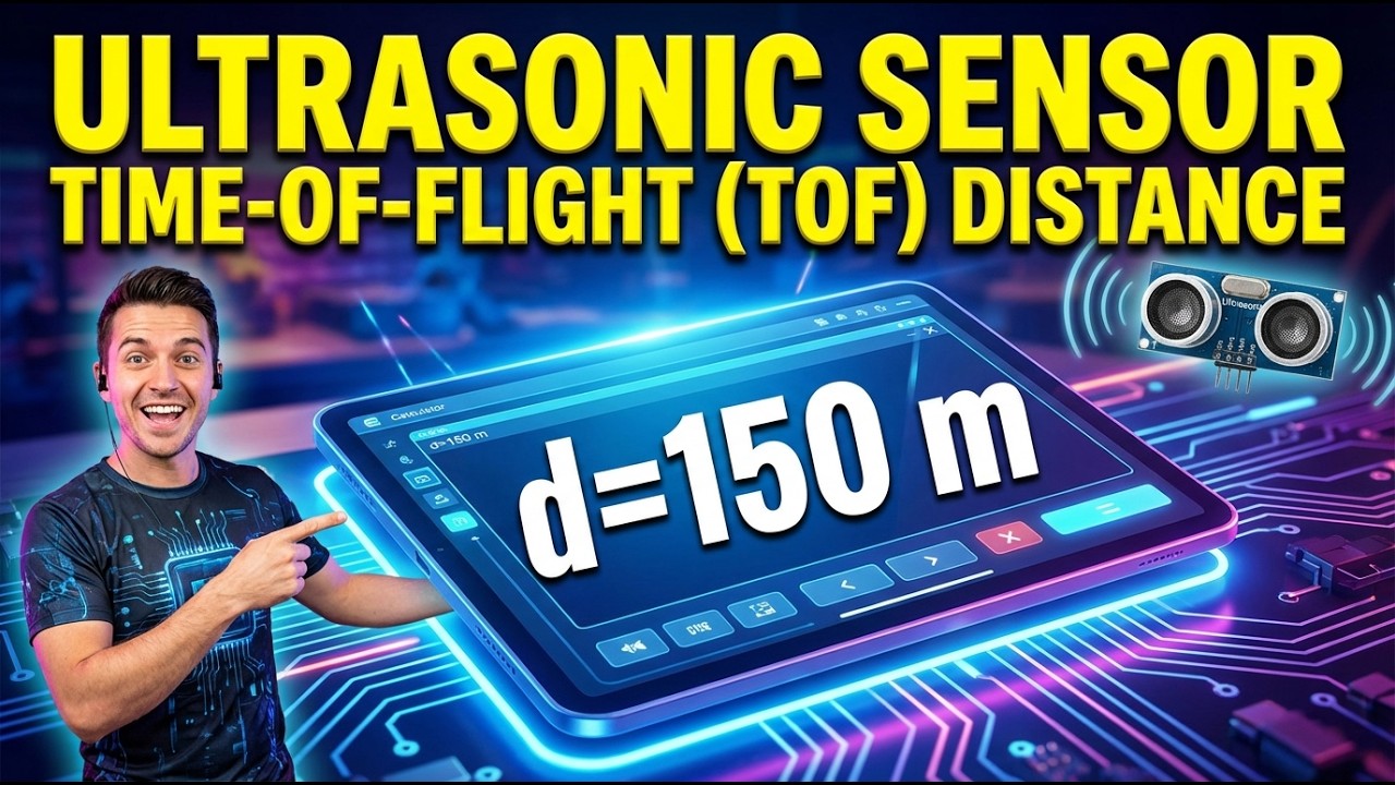 Ultrasonic Sensor Time-of-Flight (ToF) Distance Calculator