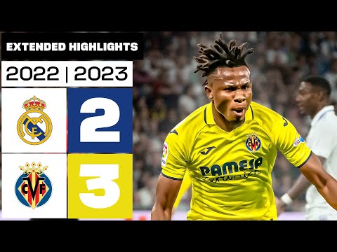 REAL MADRID 2-3 VILLARREAL CF 2022/23 | Resumen Ampliado