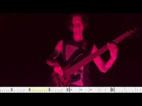 Symphony X- Revelation bass cover with on-screen tabs