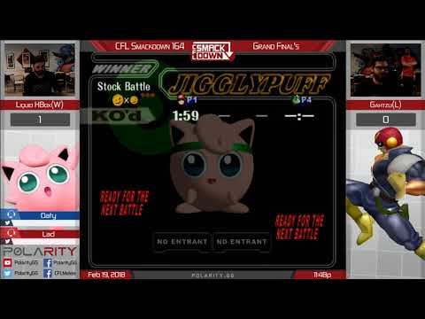 CFL Smackdown 164 Melee - Liquid`Hbox (Puff) vs Gahtzu (Falcon) - Grand Finals