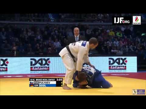 Judo 2016 Grand Prix Dusseldorf: Pulyaev (RUS) - Seidl (GER) [-66kg] bronze