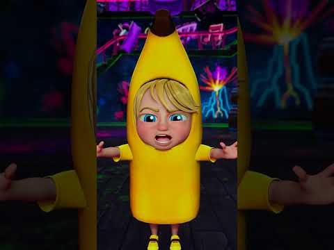 Banana NiKO🍌 VS. Blue Rainbow Ghost!! 🔵👻 Spacestation Animation Cartoon