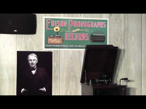 Edison blue amberol cylinder 5323 - In a Little Spanish Town by Arthur Fields