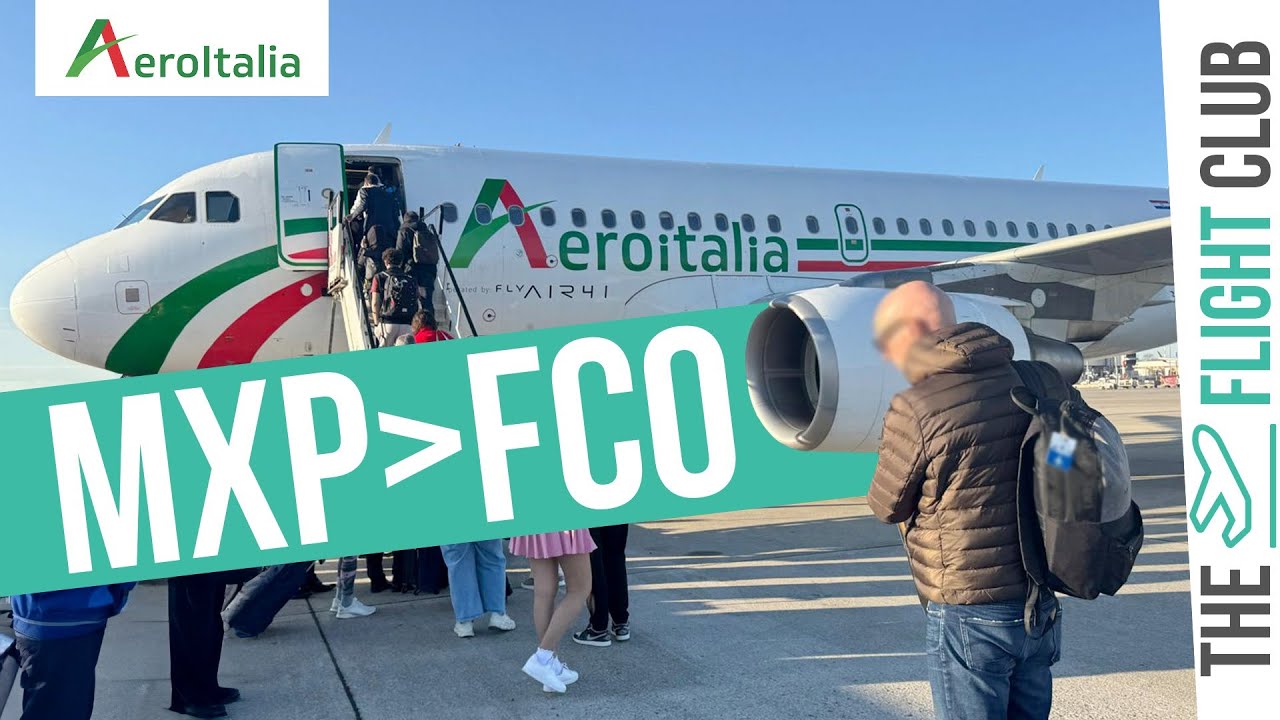 Flying from Milan-Malpensa to Rome-Fiumicino aboard Aeroitalia: the review