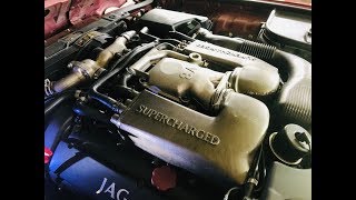 Jaguar Mass Air Flow Sensor "MAF" Cleaning/Air Filter Change Maintenance PO171 fault Code