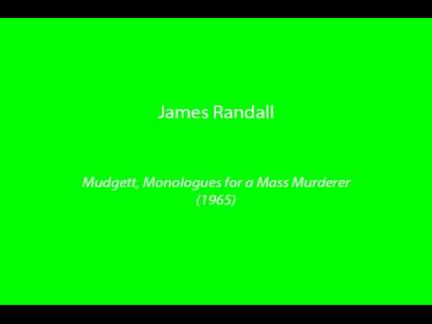 James Randall - Mudgett, Monologues For a Mass Murderer (1965)