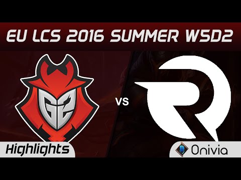G2 vs OG highlights Game 1 EU LCS 2016 Summer 5D2 G2 vs Origen