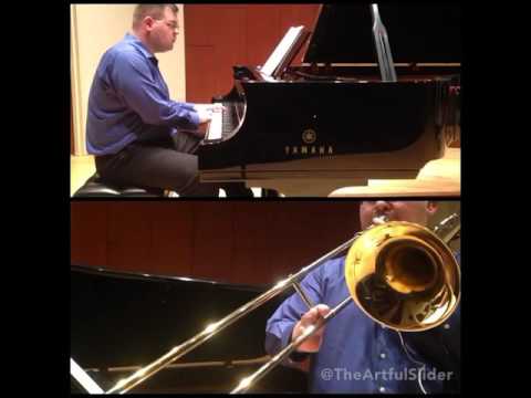 Marco Bordogni Vocalise Number 3 - Trombone and Piano