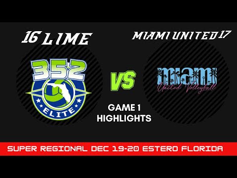 352 Elite U16 Lime vs Miami United 17 Elite
