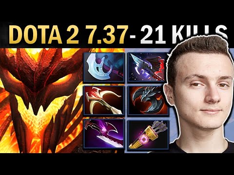 Shadow Fiend Gameplay Miracle with 21 Kills and Manta - Dota 2 Kez