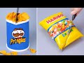 Realistic 3D Pringles Fondant Cake Decoration Amazing Chocolate Cake Decorating Recipes