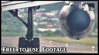 Planespotting at Princess Juliana (Part 10) free to use footage