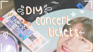 BTS 'Permission to Dance' Concert Tickets | DIY