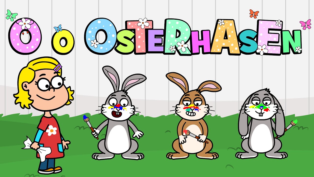 ♪ ♪ Kinderlied Ostern - O O Osterhasen Lied - Hurra Kinderlieder