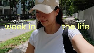 week in the life in singapore | office days, driving lesson, morning routines