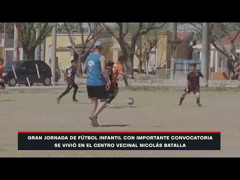 Fútbol infantil: pasó el gran encuentro de escuelitas en el Nicolás Batalla