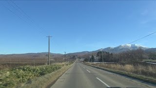 preview picture of video '北海道斜里町 知床に行く前にここ 天に続く道 2016/12/04'
