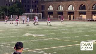 Goal by Dematha Lacrosse’s Tyson Clagett during the 2022 WCAC Playoffs