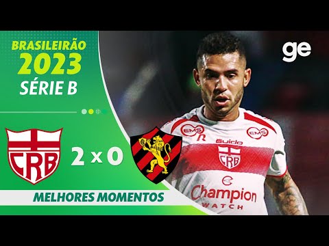 Gols e lances de CRB x Sport