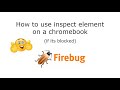 How To Use Inspect Element On School Device WORKING
