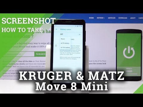 How to Extend the Battery Life in KRUGER & MATZ Move 8 Mini - Enable Power Saving Mode