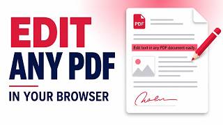 Free Online PDF Editor: Edit Text, Highlight & Sign PDFs
