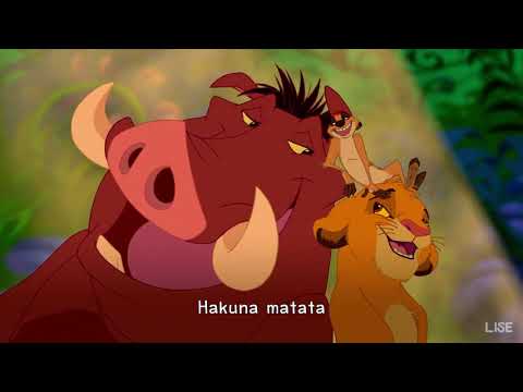 The Lion King 1994  Hakuna Matata Lyrics 1080pHD 1080p