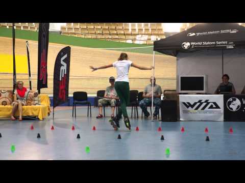 WSSA EFSC, Warsaw 2013, classic slalom women Dubinchik Ksenia, 19th place