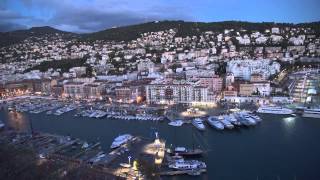 Nice, France Castle Hill view at  Dusk and Dawn