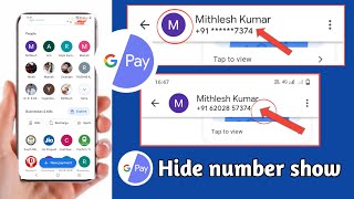 Google pay se hide number kaise nikale | how to seen google pay number | Google pay | Hide contact |