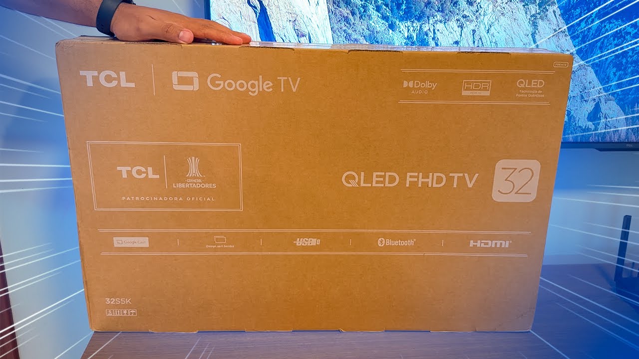 Miniatura da avaliação em vídeo de Smart TV TCL 32S5K 32 Polegadas QLED HD Google TV