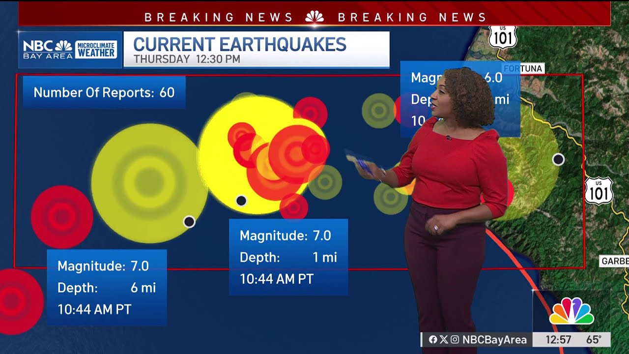 Watch: Strong NorCal earthquake is followed by several moderate aftershocks