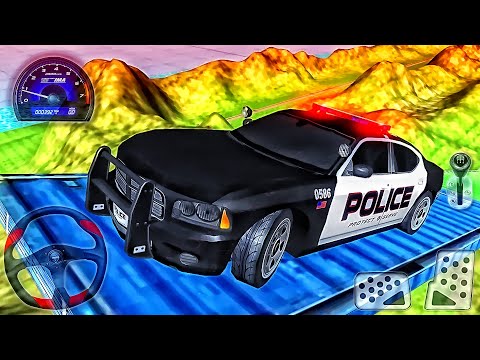 Police Car and Trains Simulator 2021 - 3D Driving Car Open City - Best Android GamePlay #3