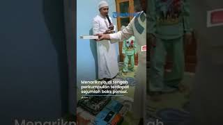 HEBOH! JEMAAH PENGAJIAN Dapat Besek Boks Ponsel, Tertata Rapi di Karpet, Isinya Buat Ragu?