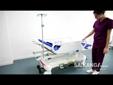 SKB041-2 EMERGENCY HOSPITAL PATIENT TRANSFER TROLLEY