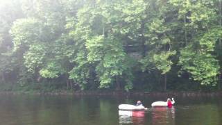 preview picture of video 'Lehigh River trip 7/19/2011'