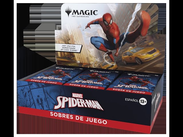 Vídeo relacionado con Caja de Sobres de Juego de Magic: The Gathering | Marvel’s Spider-Man (Versión en Inglés)