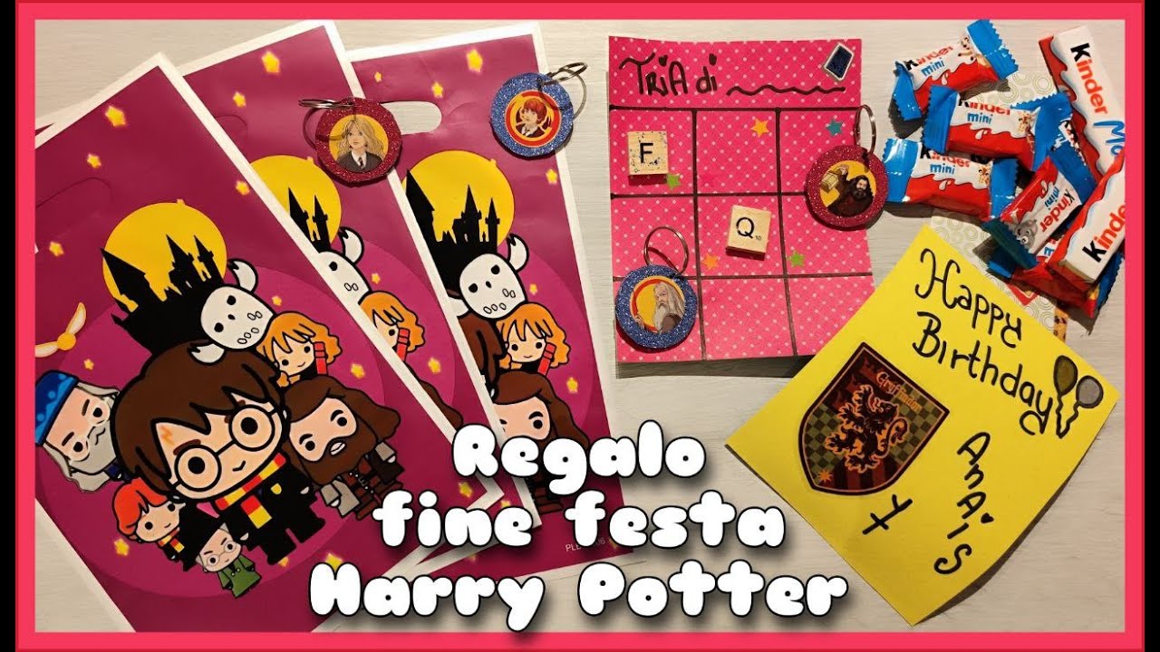 TUTORIAL : REGALI FINE FESTA DI COMPLEANNO A TEMA HARRY POTTER  #BIRTHDAY #TUTORIAL #HARRYPOTTER