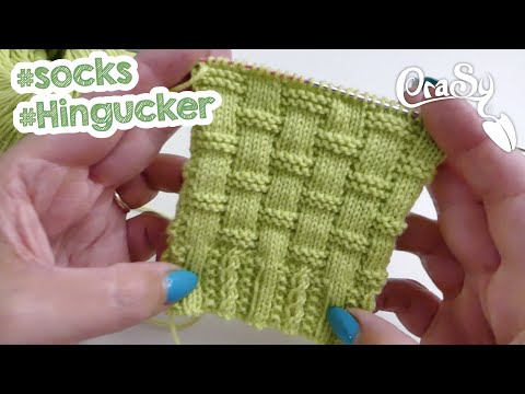 Knitting pattern socks - pattern building block